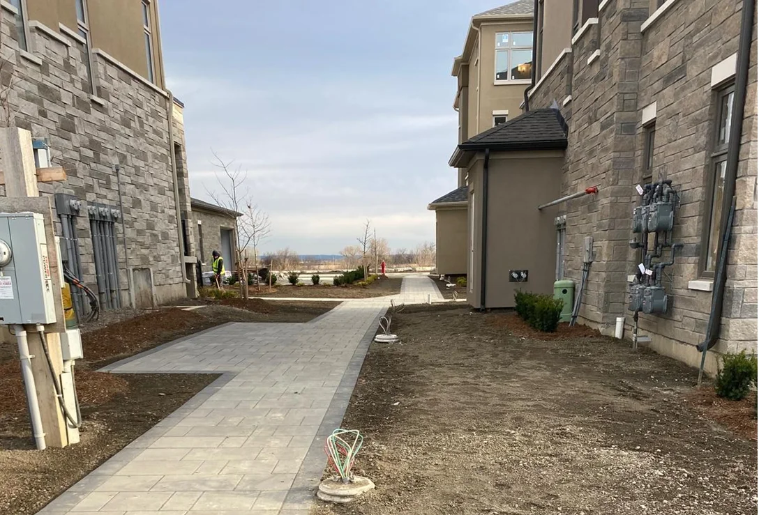 Compacted granular trail surface completed in a GTA park corridor