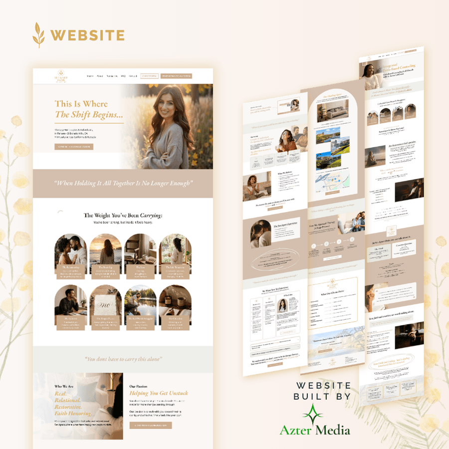 Consultation booking website design by Azter Media