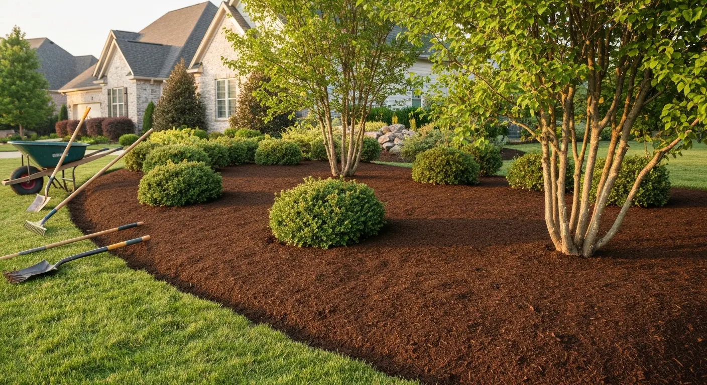 Mulch installation Liberty Park