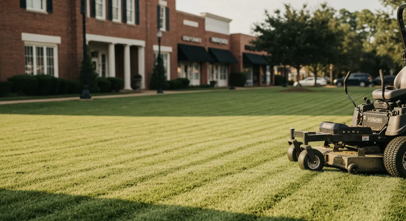 Lawn mowing and maintenance service