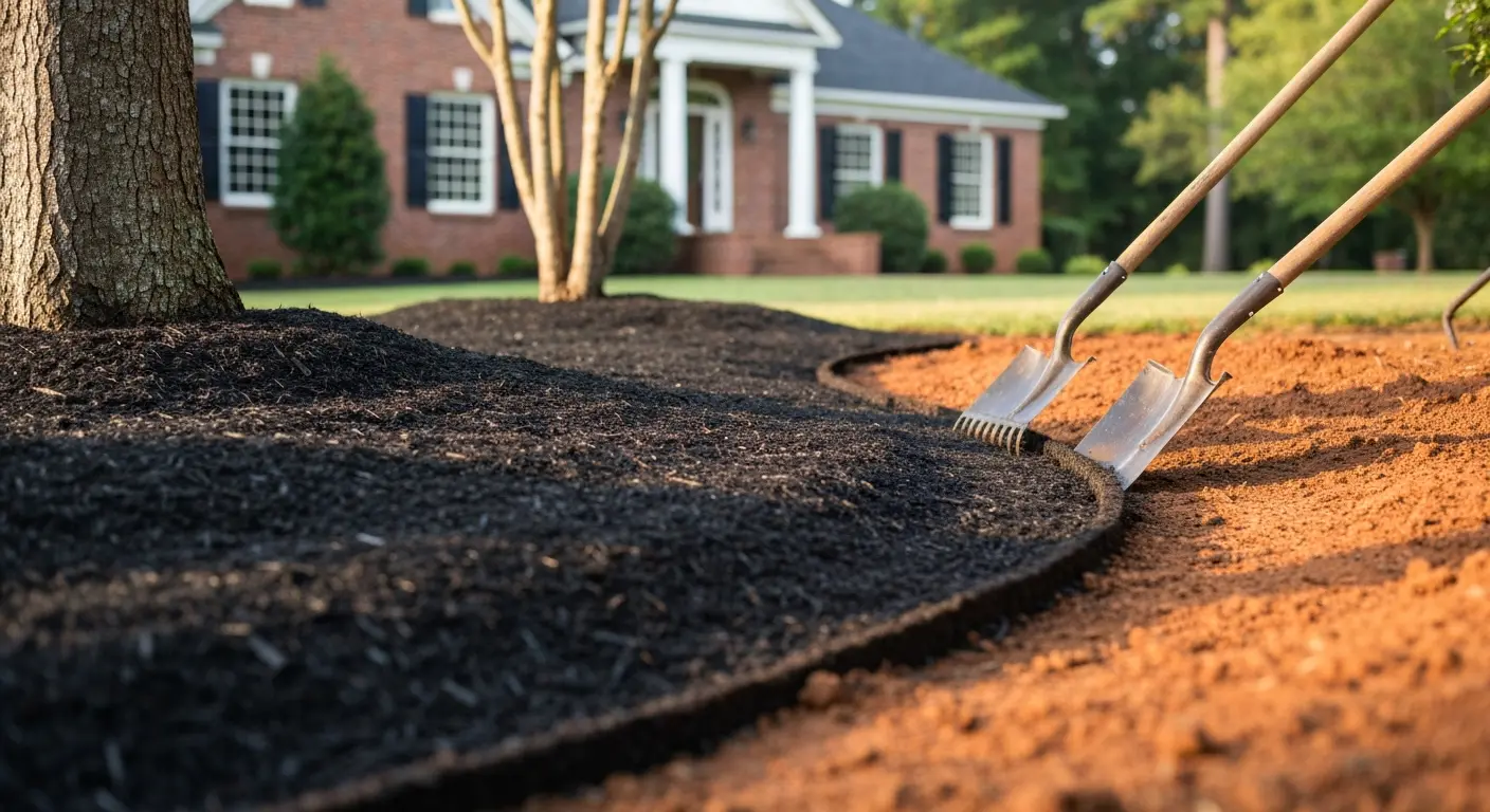Mulch installation
