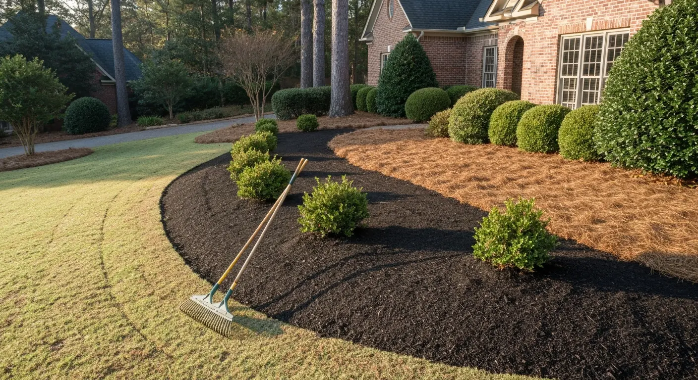 Mulch installation