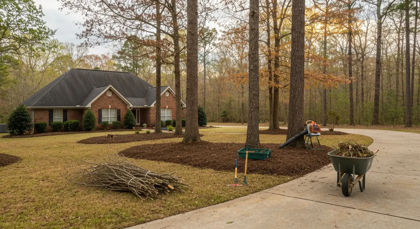 Spring and fall cleanup