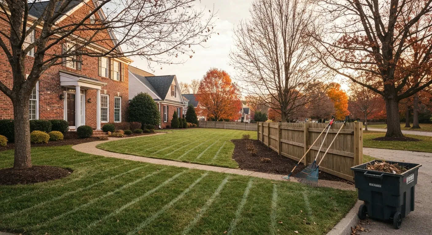 Spring and fall cleanup services