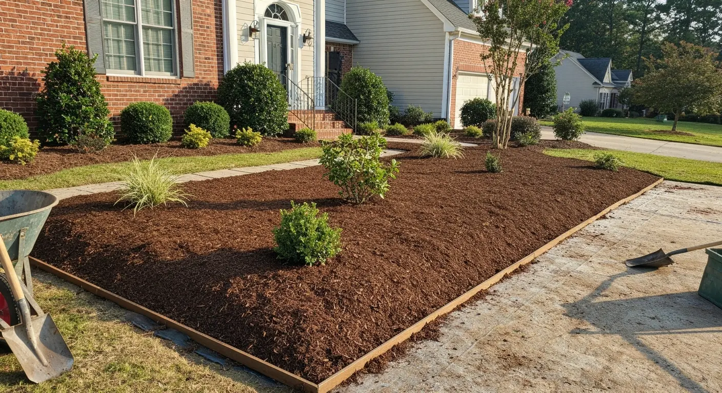 Mulch installation