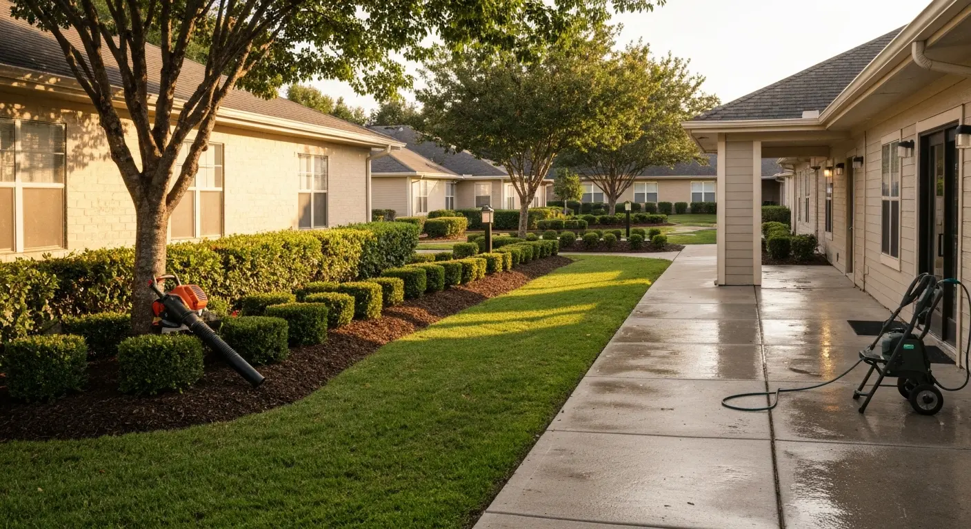 Commercial grounds maintenance