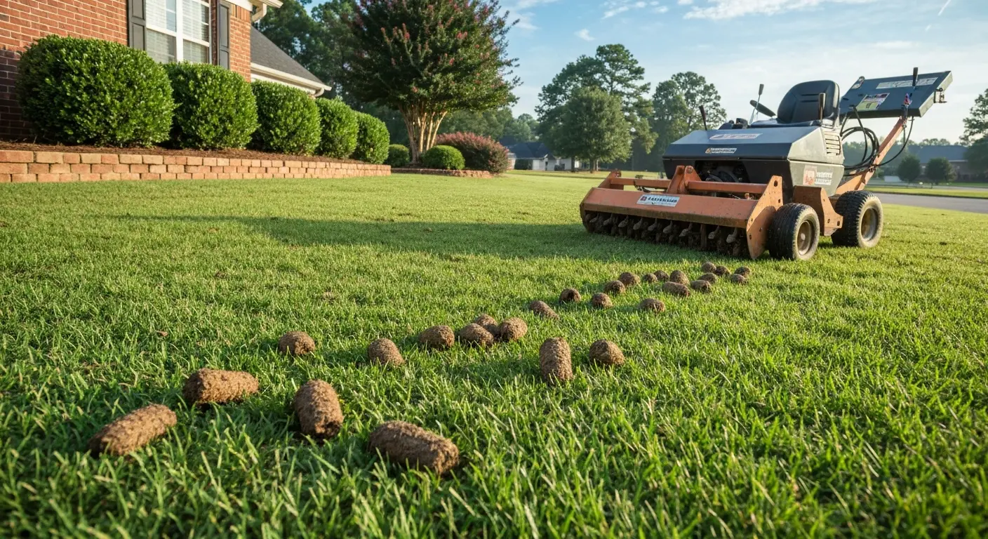 Aeration service for Fultondale lawns