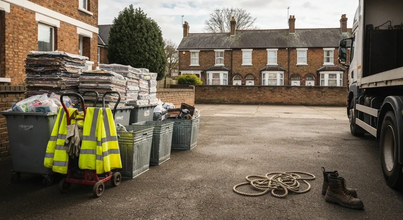 Residential junk removal project