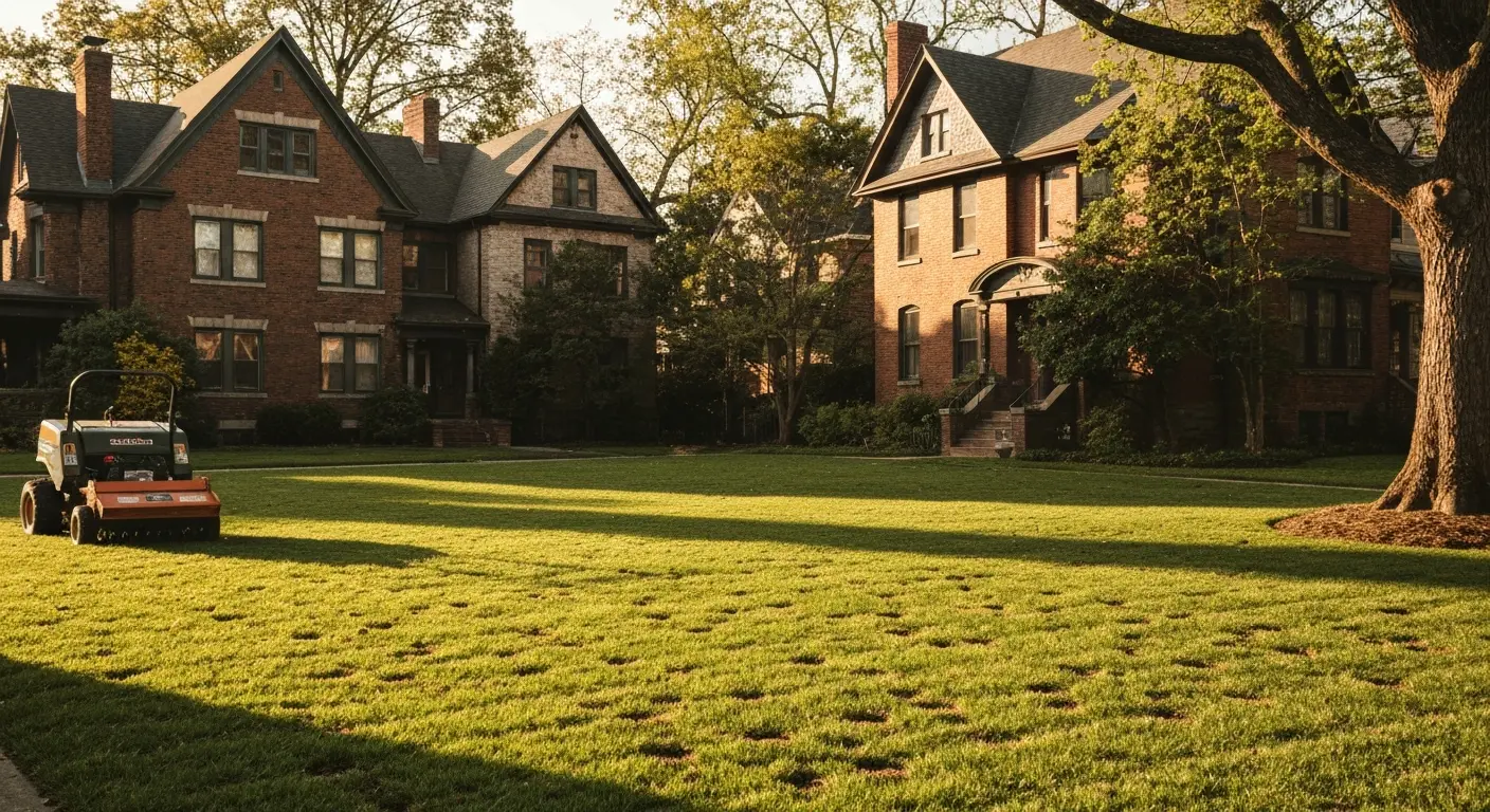 Core aeration service in Homewood