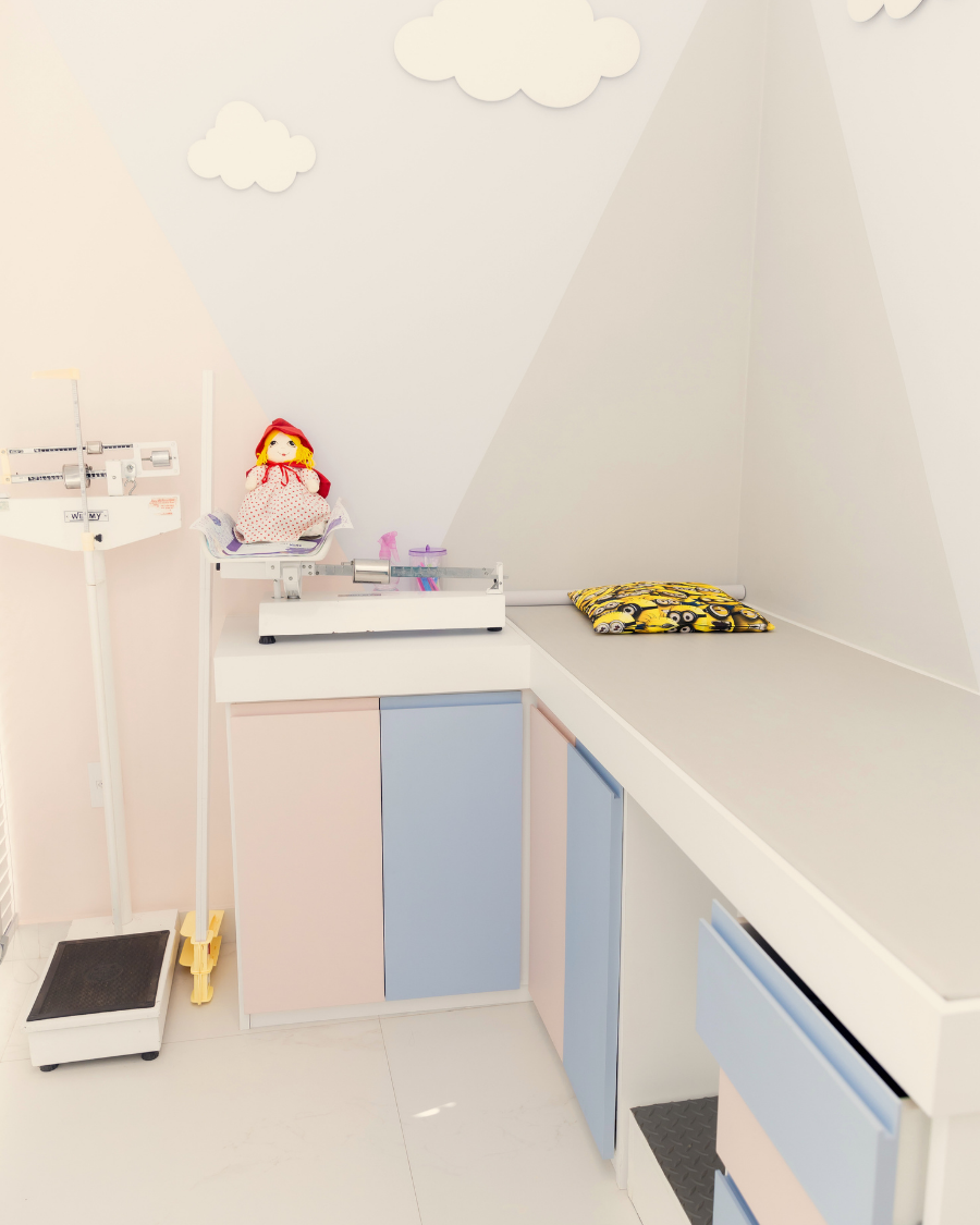 Detalhe do consultório pediátrico