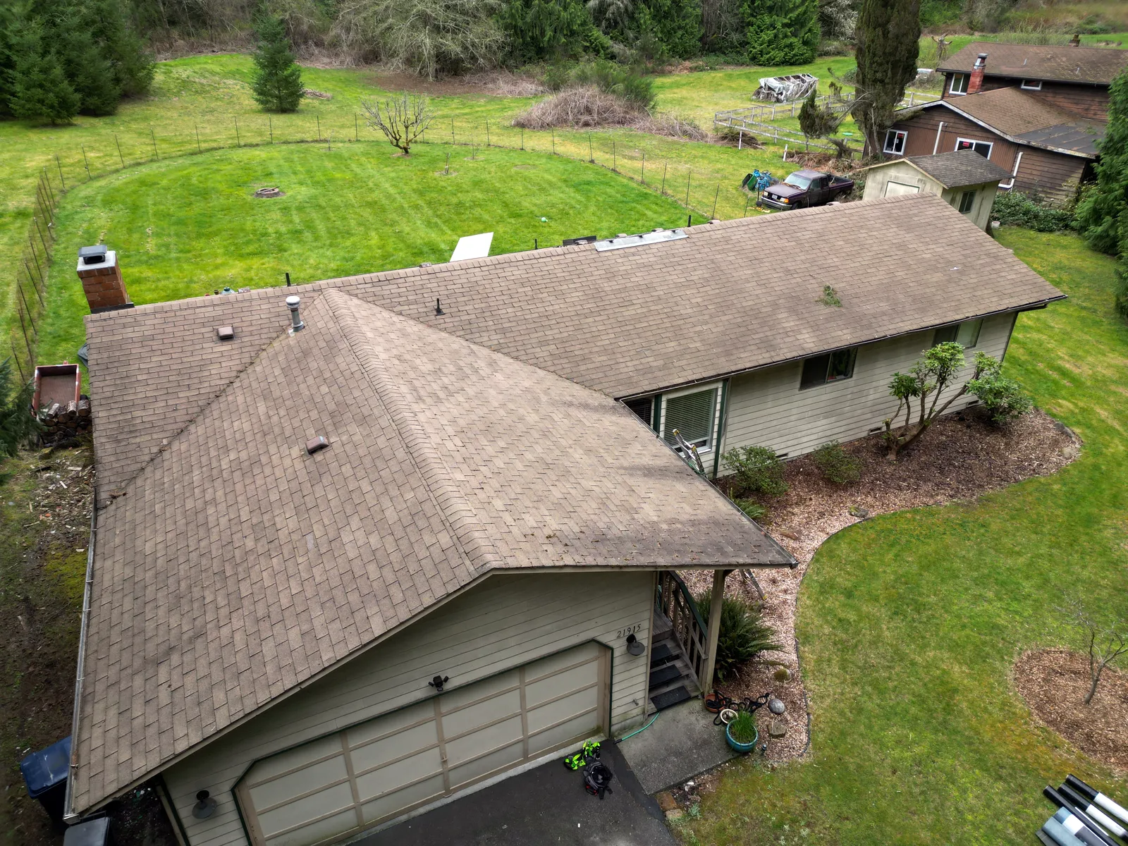 Before roof replacement