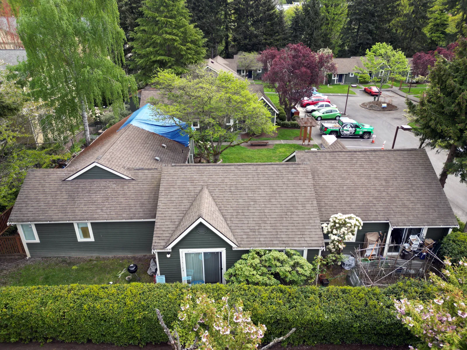 Before storm damage repair