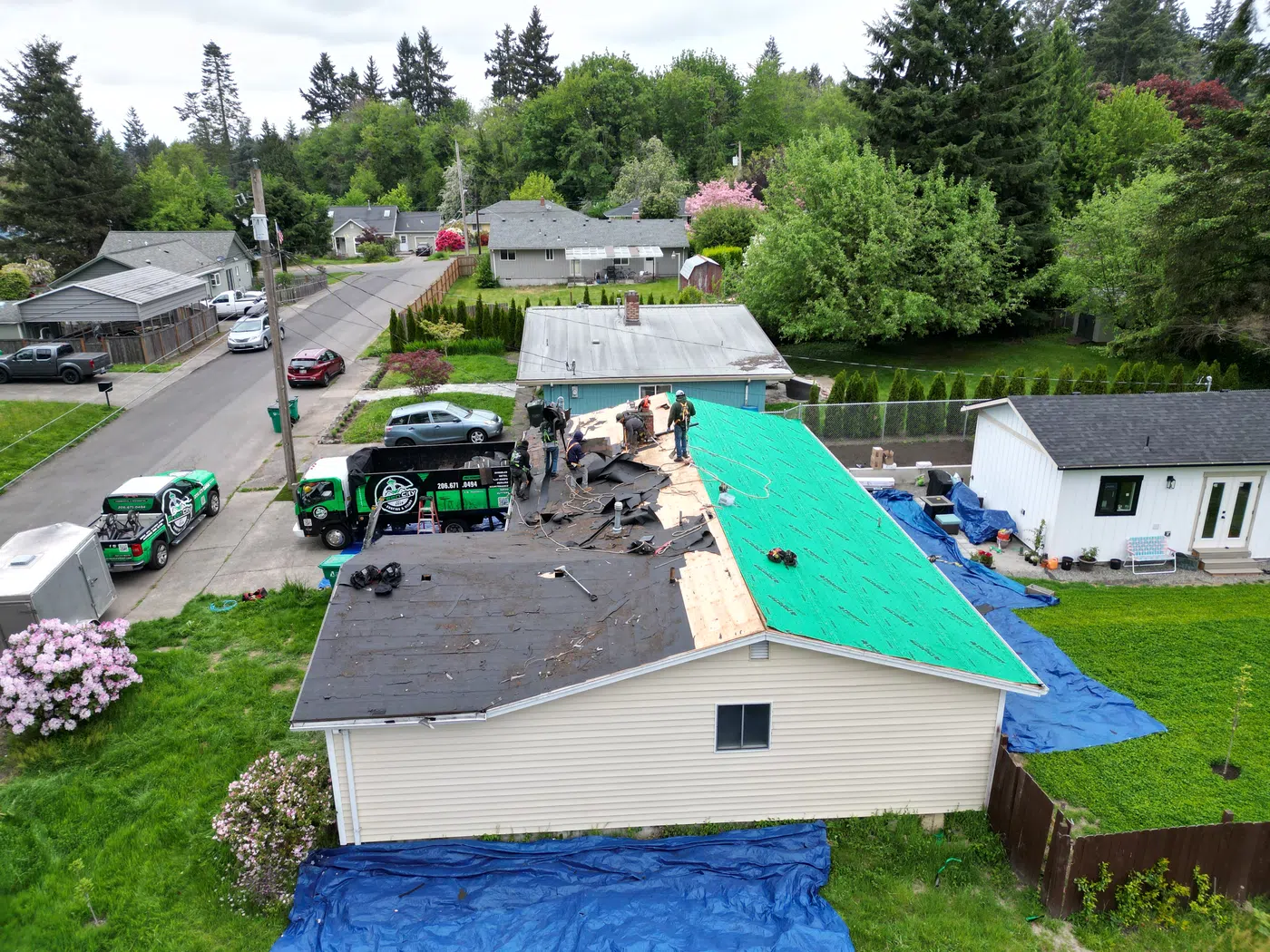 Large Roof Replacement Process