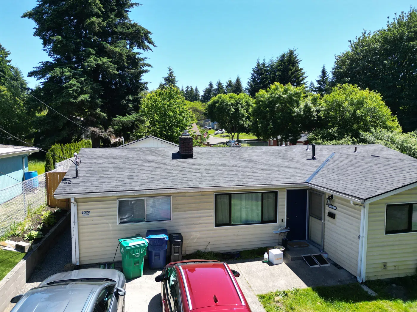 One-Story Residential Roof