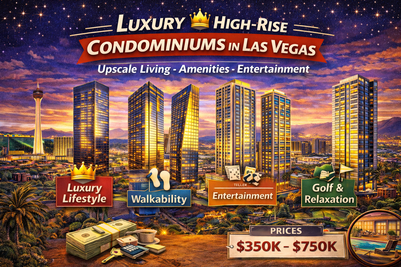 Curated visual reference: Visual Reference: Luxury High Rise Condos In Las Vegas Ranked By Lifestyle