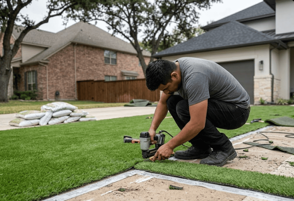Rio Rancho Synthetic Turf Installation