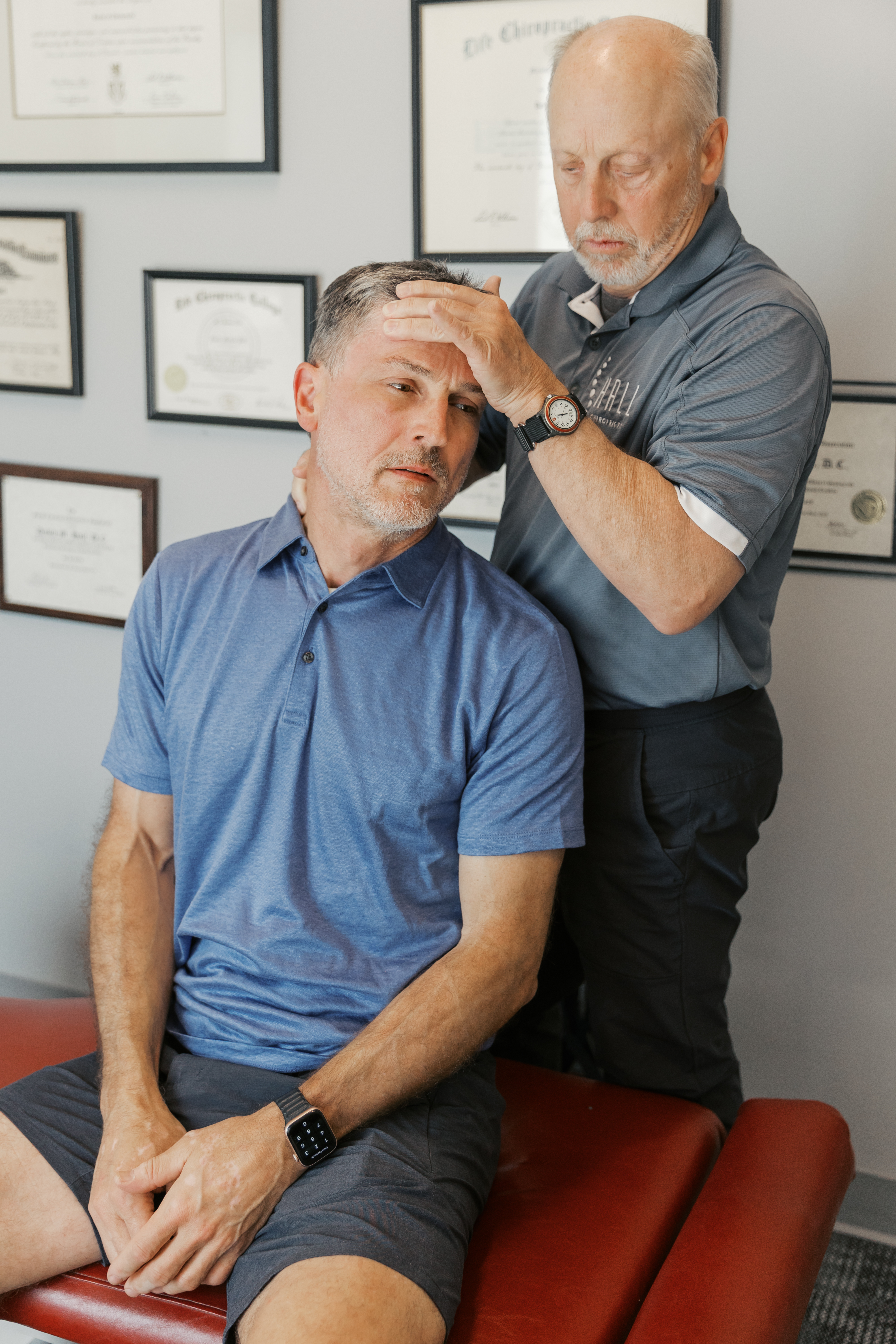 Chiropractic evaluation of neck after auto accident injury
