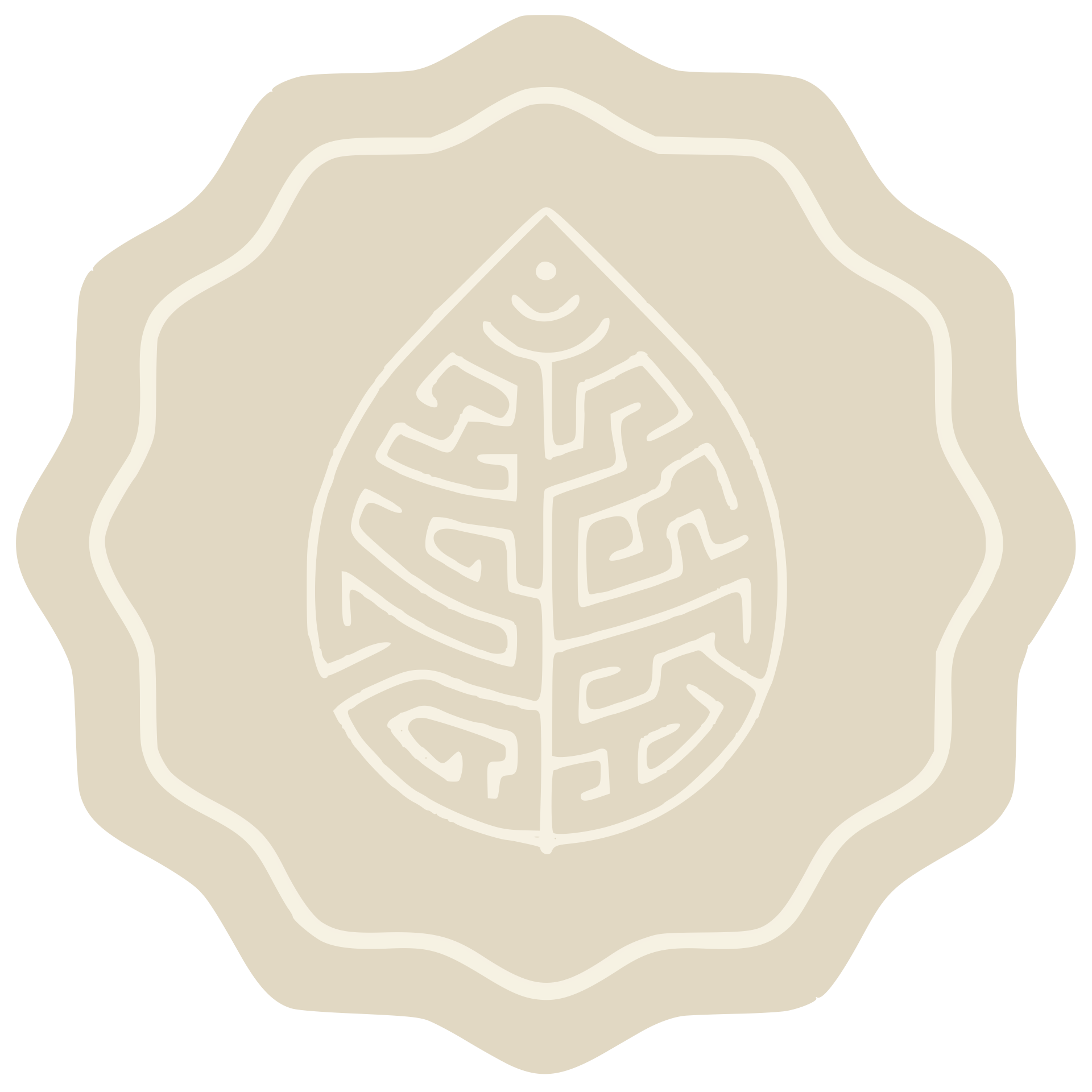 Ayahuasca Sacred Leaf Medallion
