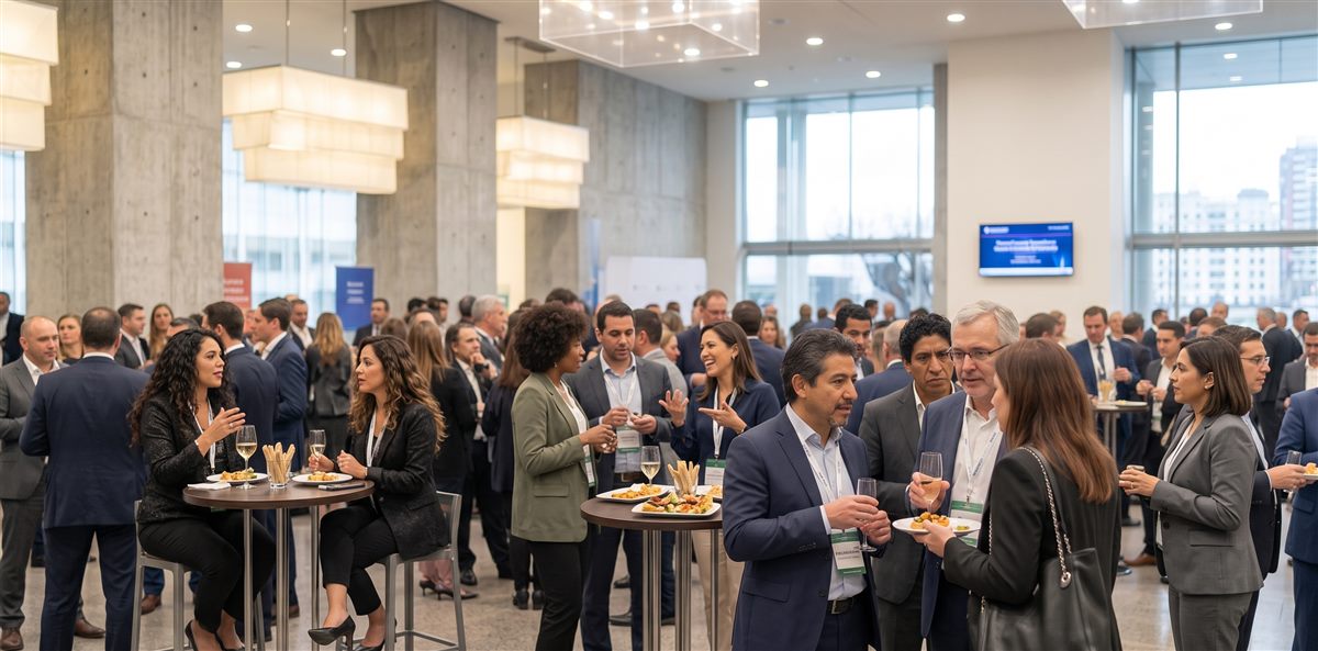 The VIP cocktail reception