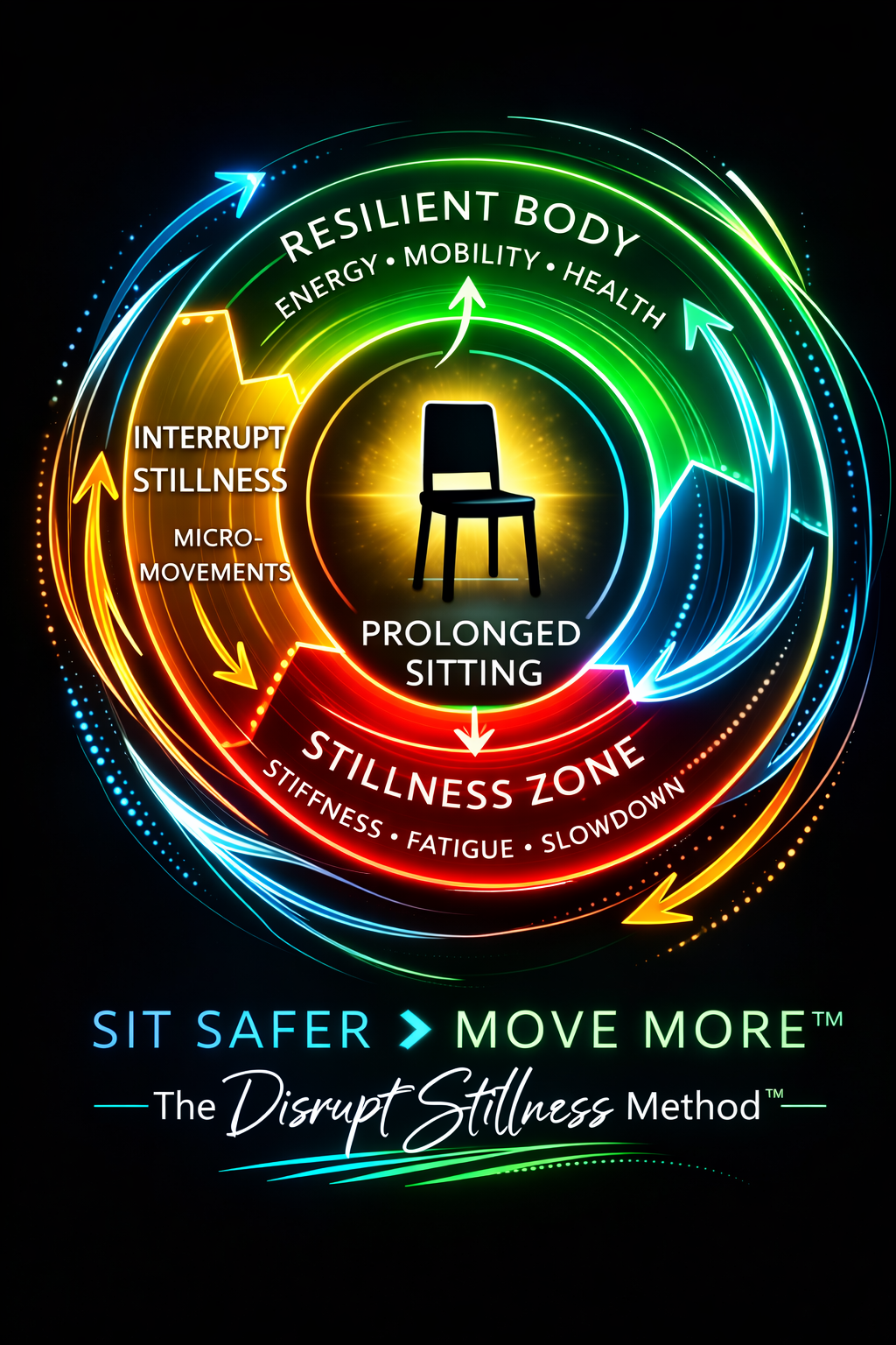 Stillness creates a downward cycle. Interruptions shift the direction.