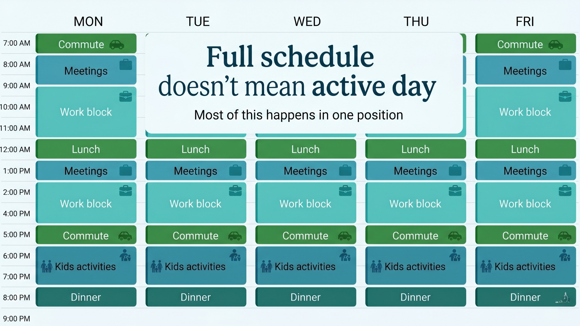 STILLNESS BUILDS THROUGH THE DAY