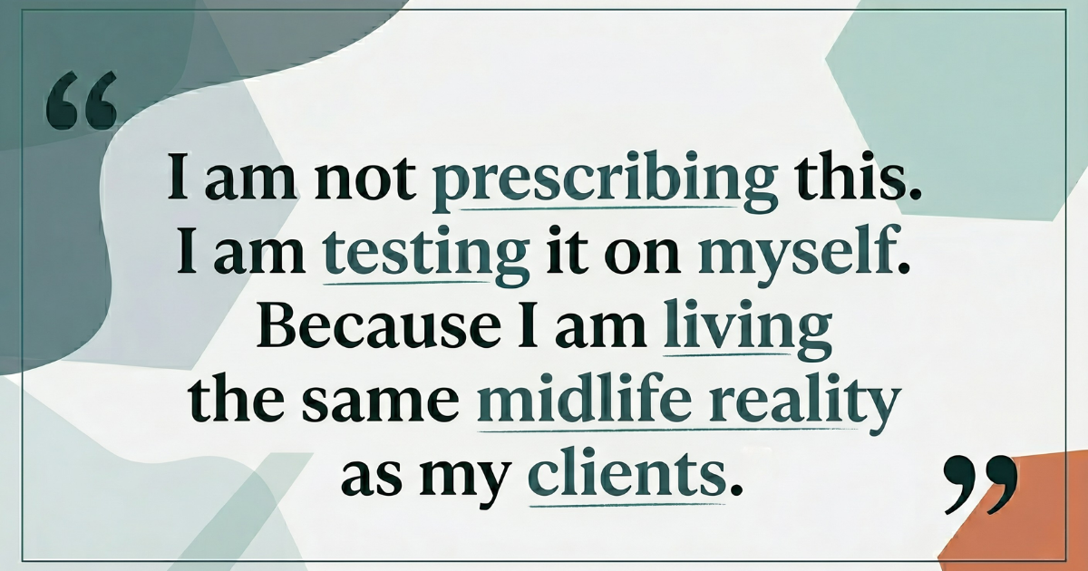 I am not prescribing this. I am testing it on myself. I am not prescribing this. I am testing it on myself.