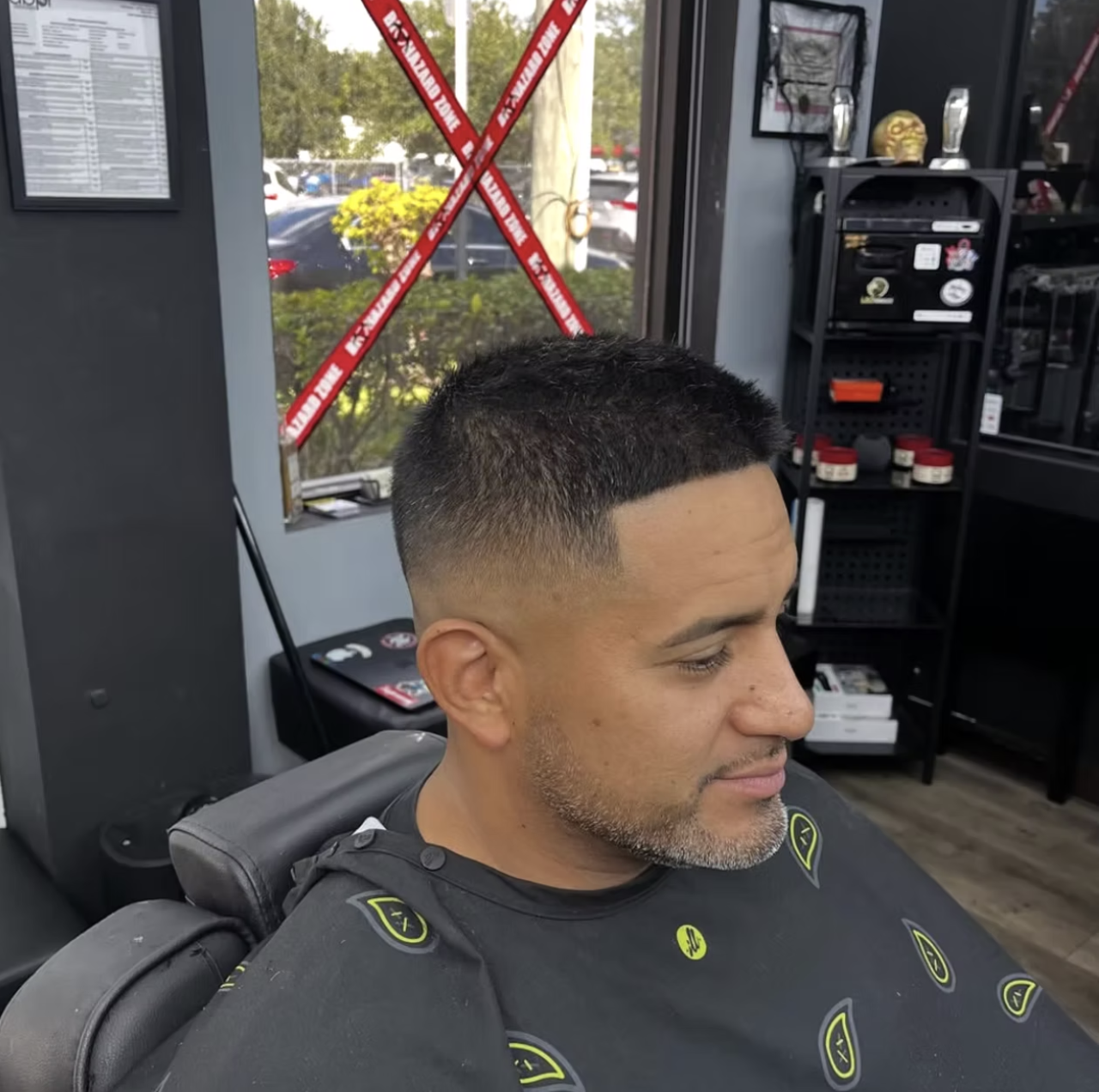 Barber inside SOCF Fitness gym Orlando