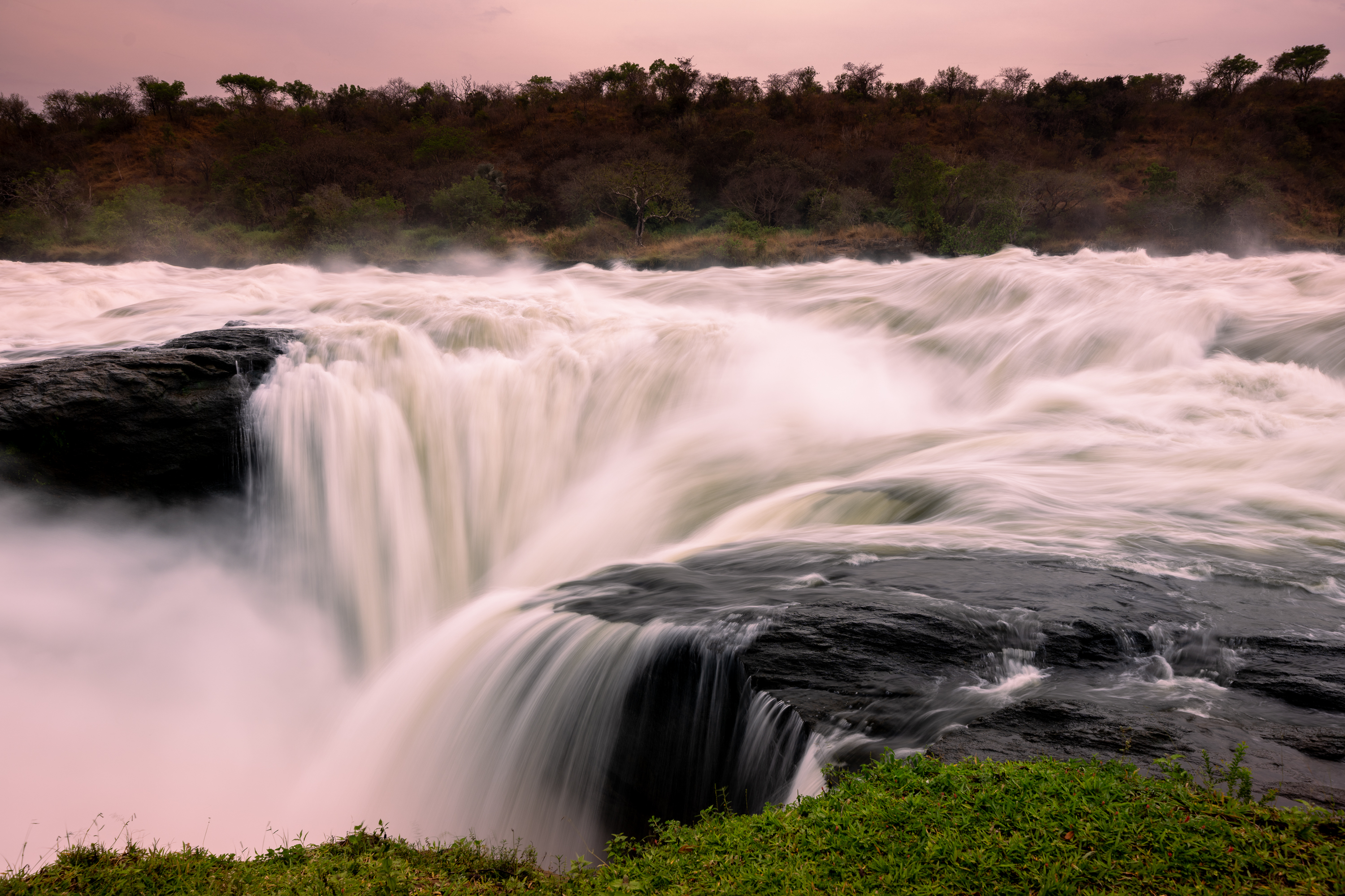 Las Cataratas Murchison en el río Nilo