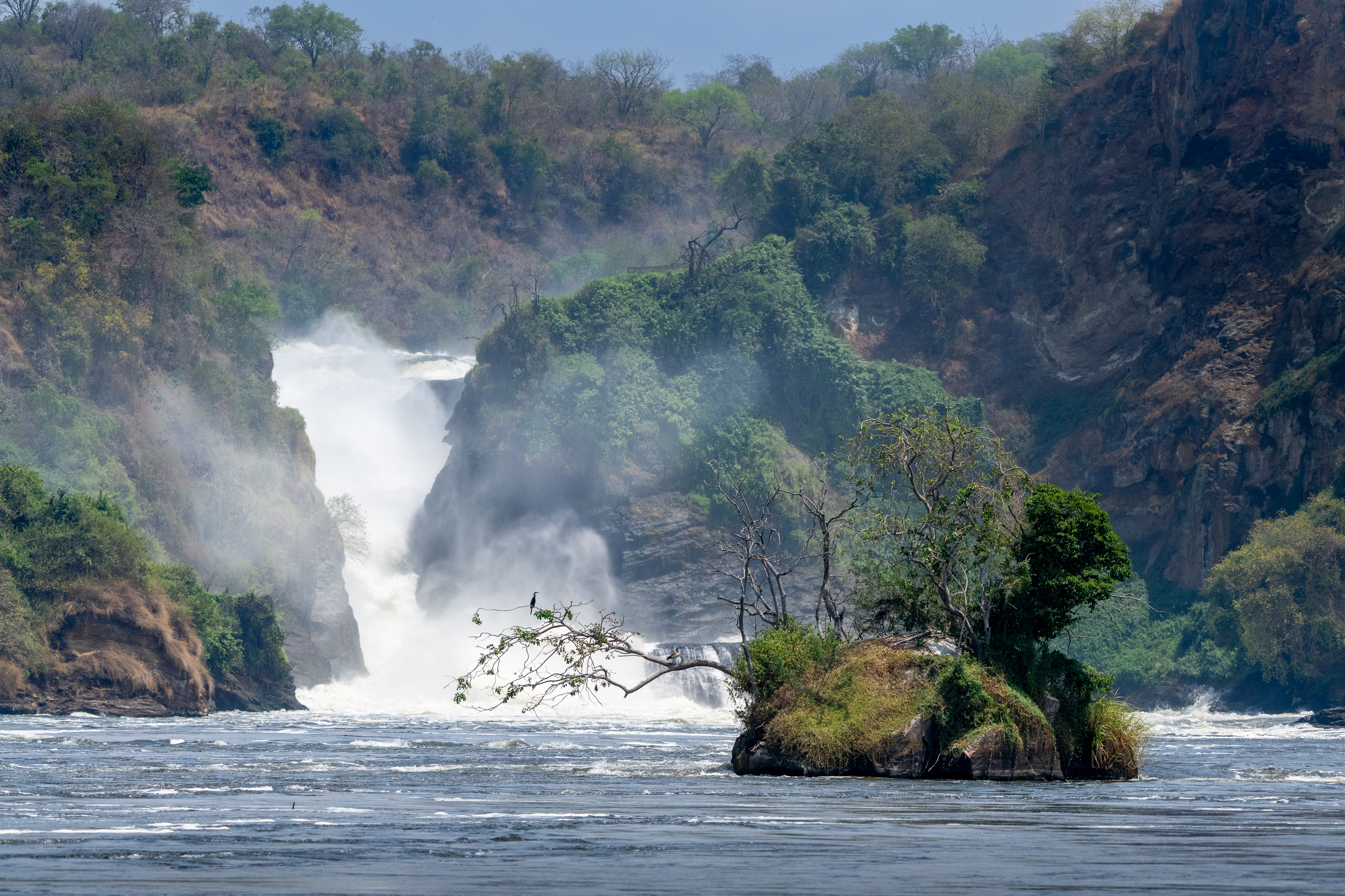 Las Cataratas Murchison en el río Nilo