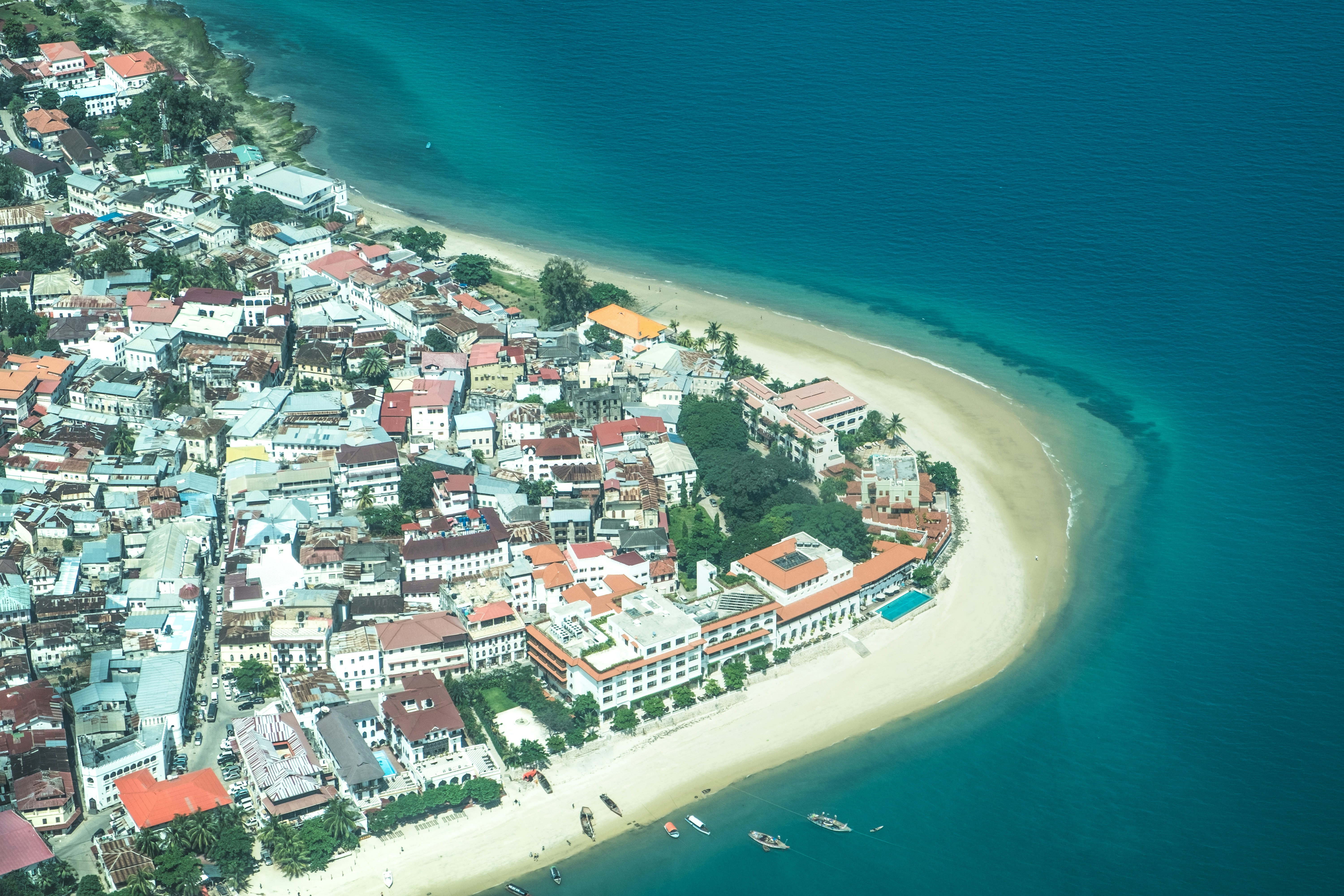 Tejados de Stone Town, Zanzíbar