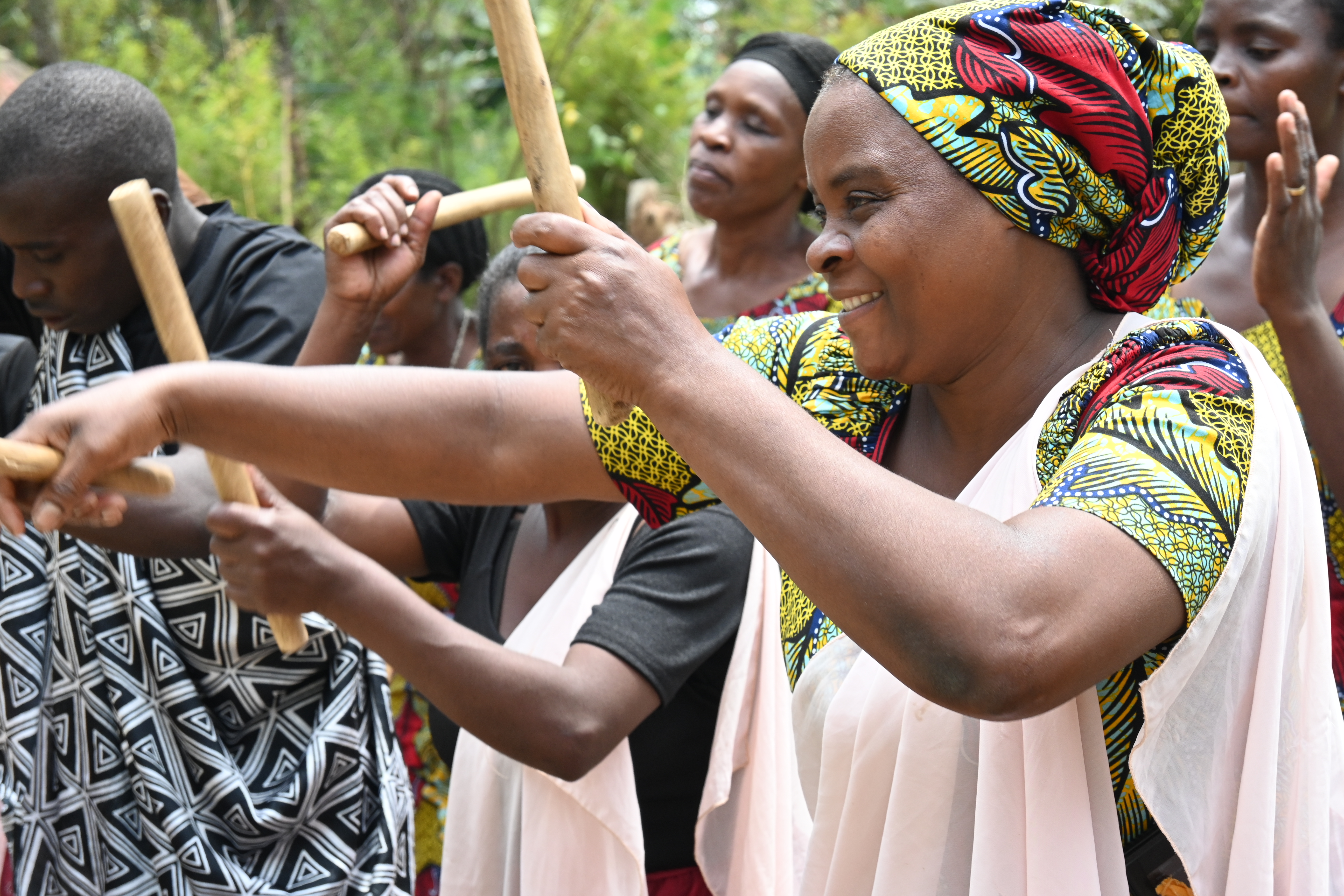 Comunidad local en Ruanda