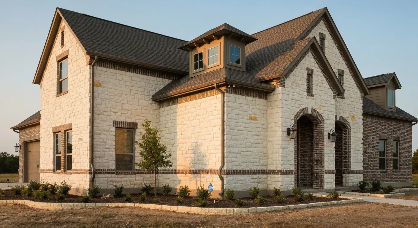 Luxury custom home in Stockdale Texas