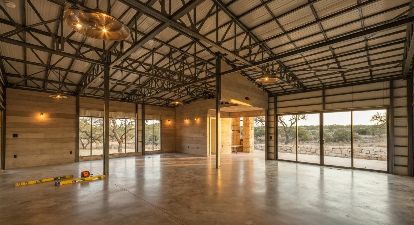 Barndominium and metal building construction