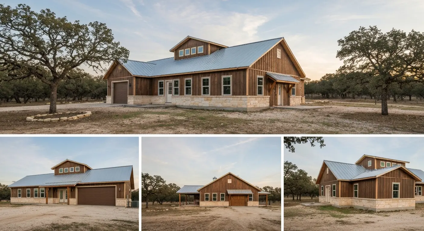 Barndominium and acreage home construction