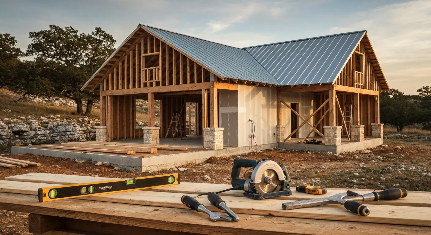 Barndominium construction