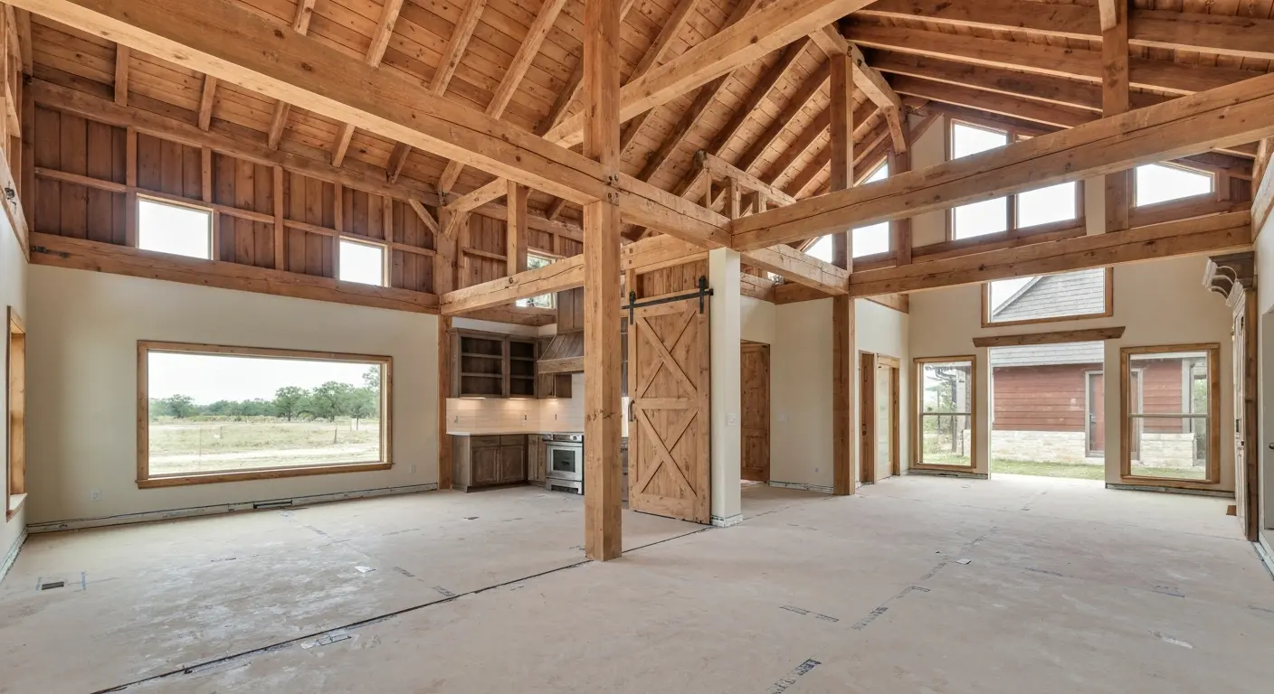 Barndominium style construction