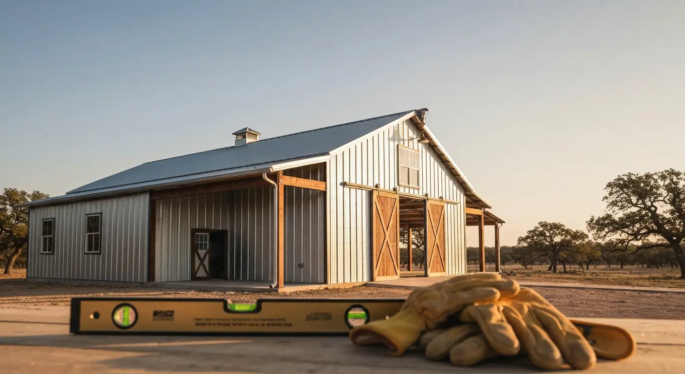 Barndominium and metal building construction