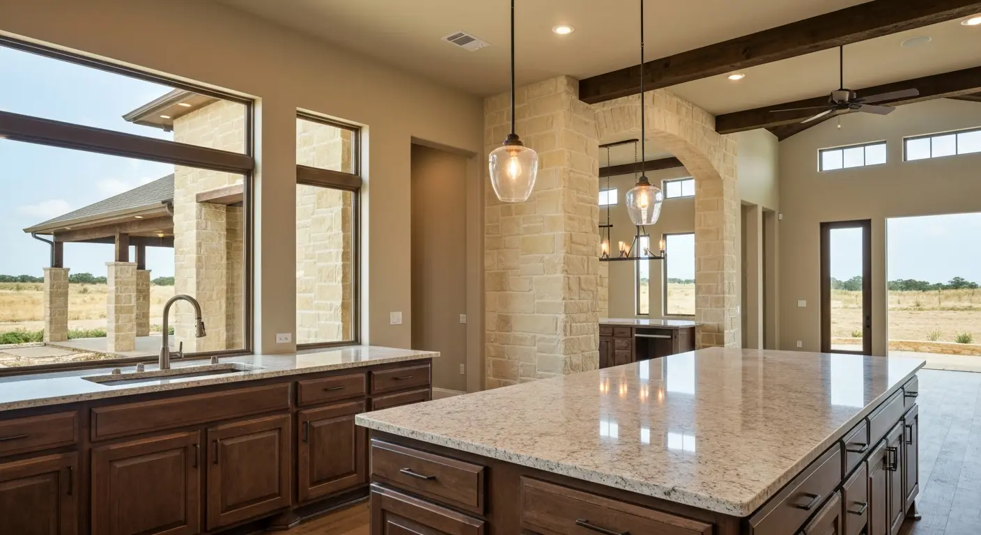 Luxury custom home in Seguin