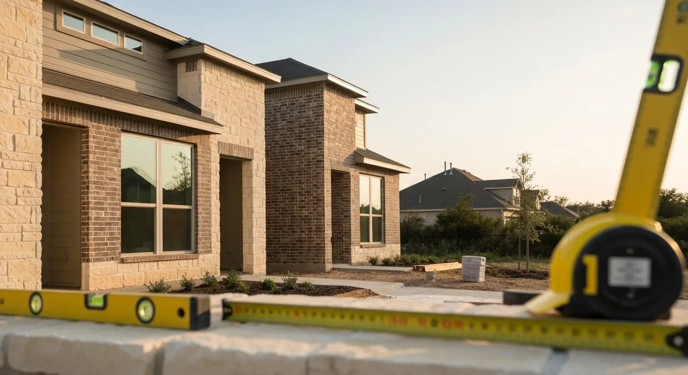 Duplex construction in Floresville