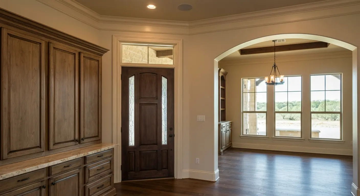 Luxury custom home with premium finishes