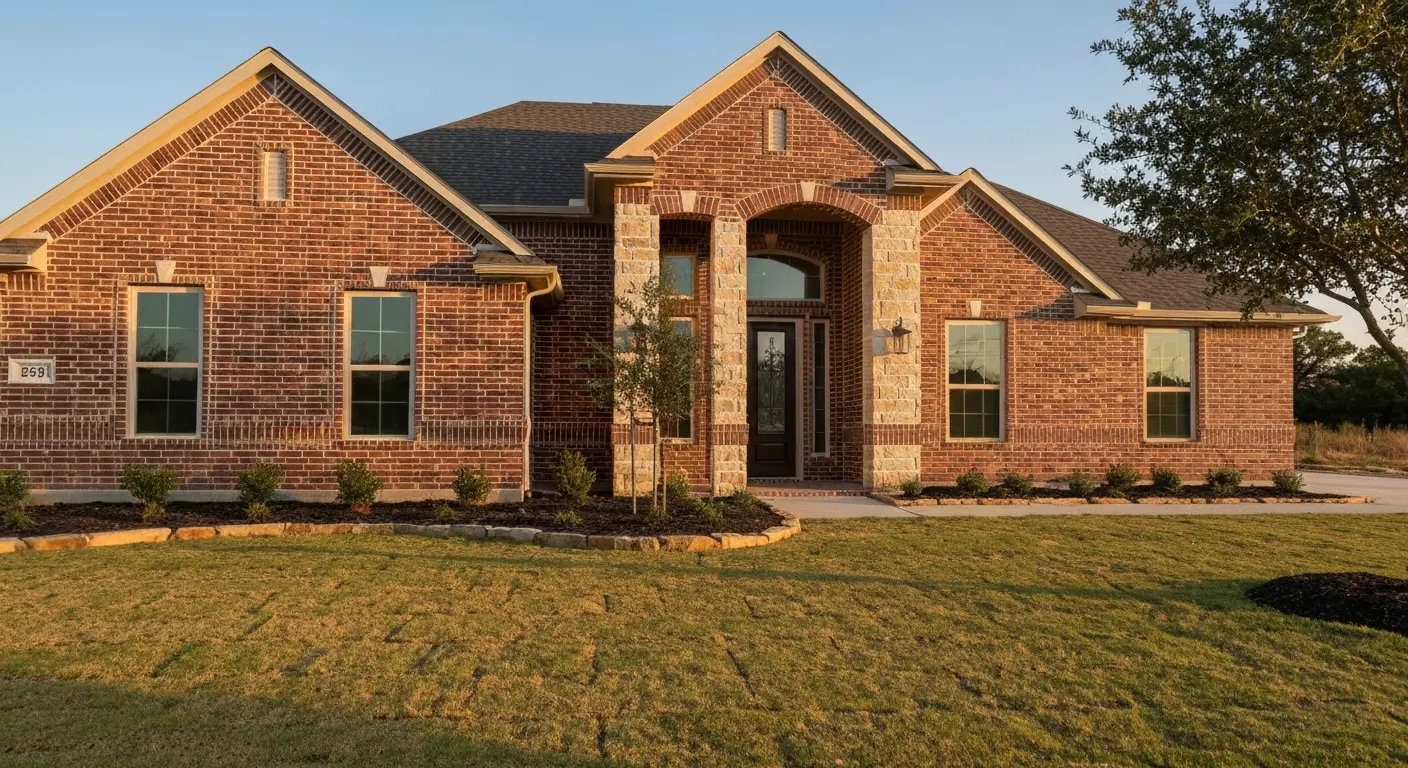 Custom new home build in Universal City neighborhood