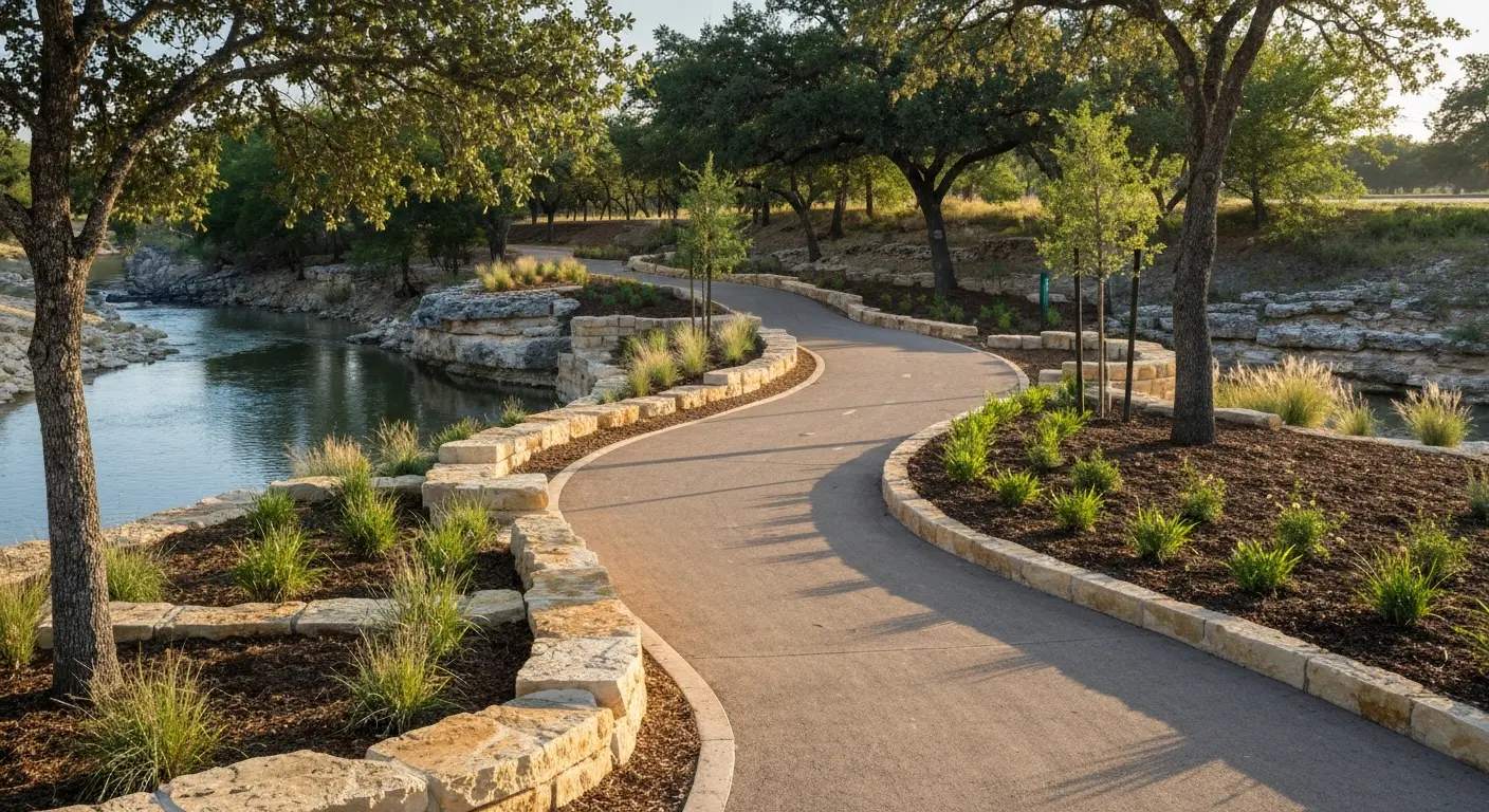 San Antonio River near Floresville River Park