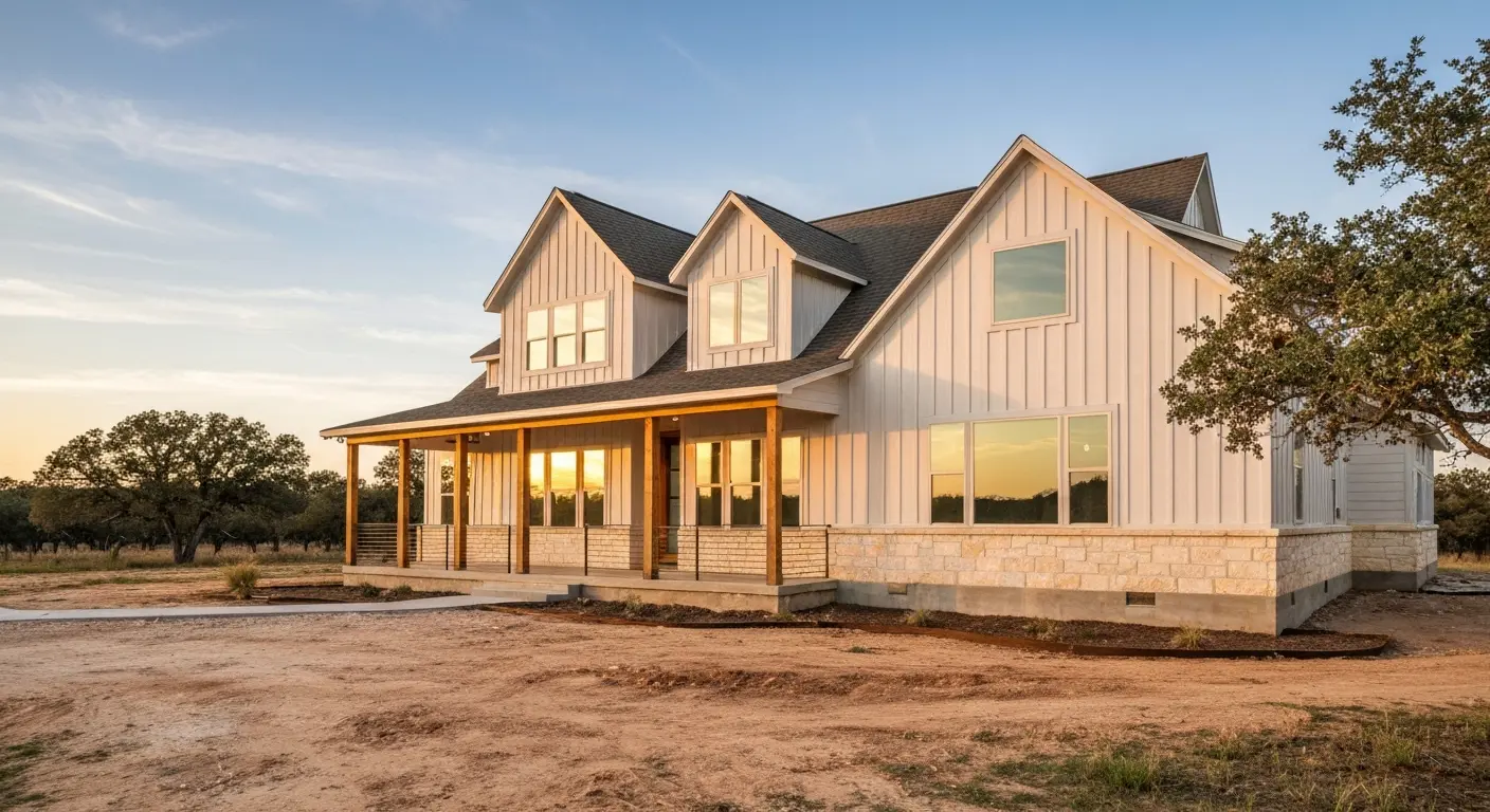 Custom home construction in Poth