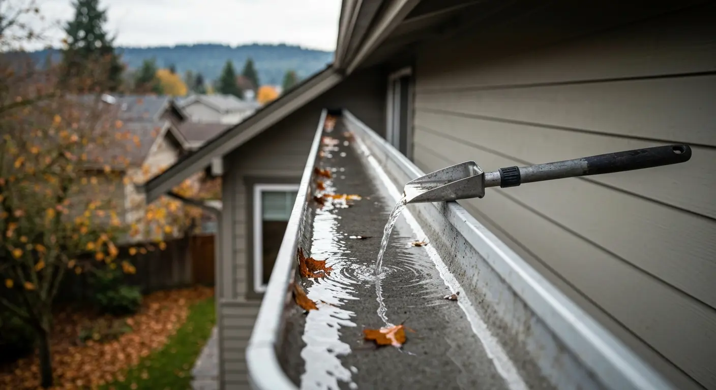 Gutter cleaning service