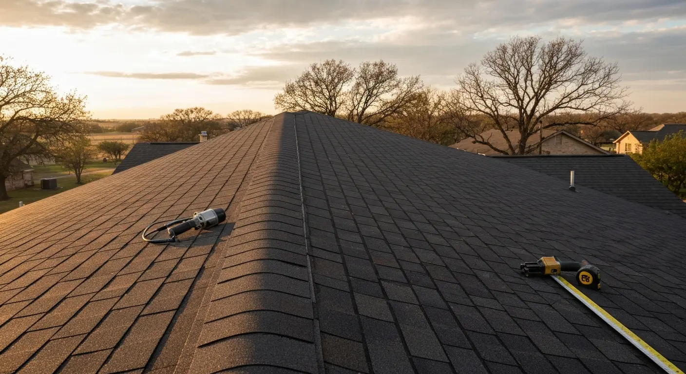 Residential roofing project