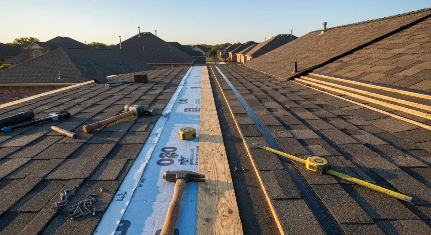 Architectural shingles installation