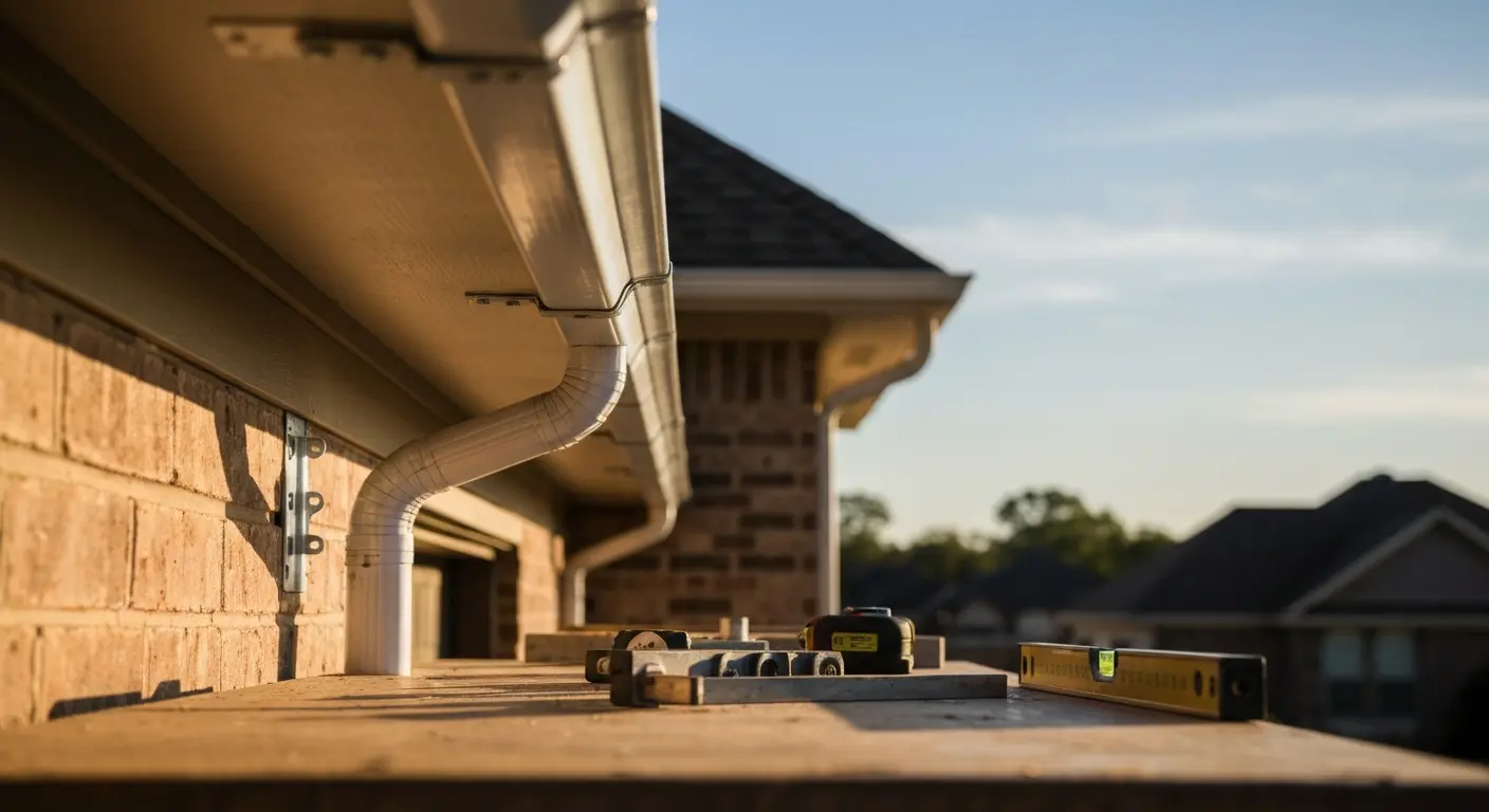 Gutter cleaning and maintenance