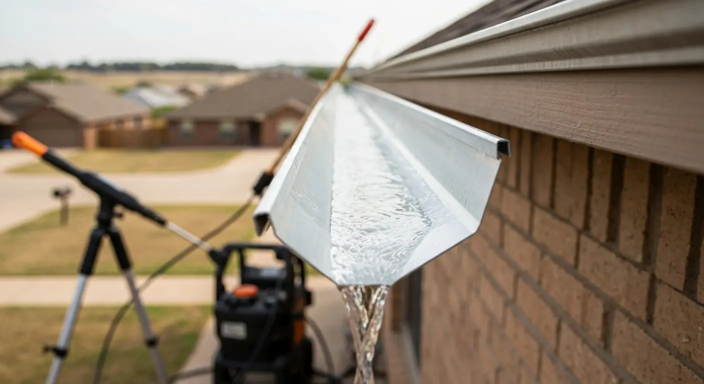 Gutter cleaning service