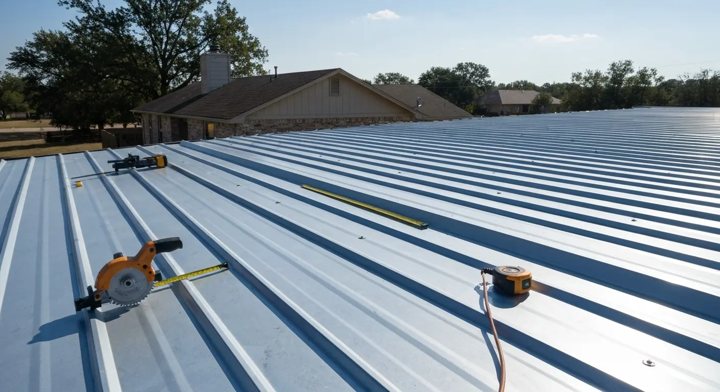 Metal roof installation Moore OK
