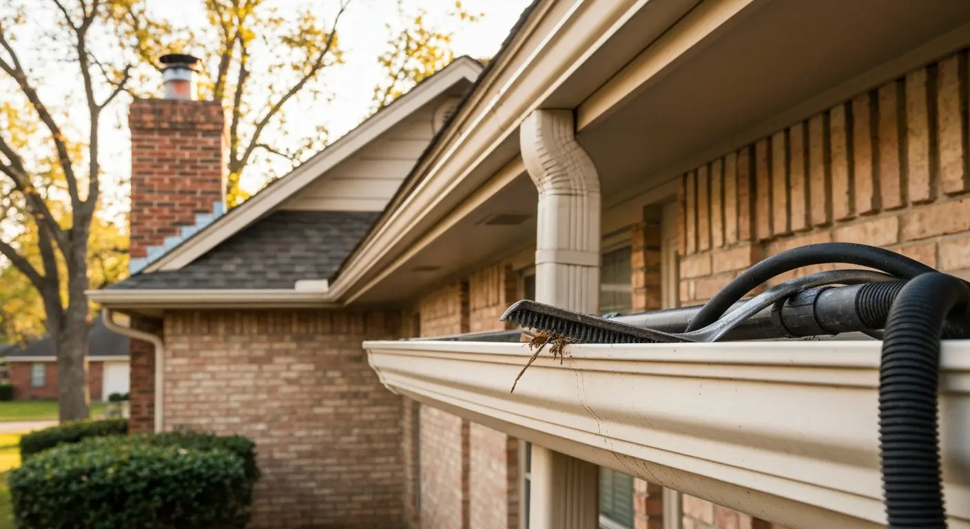 Gutter cleaning service